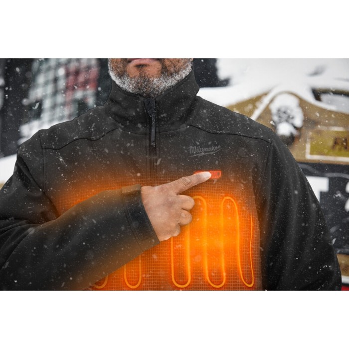 M12™ HJ BL5-0 (XXXL) PREMIUM HEATED JACKET (BLACK) 4933479362