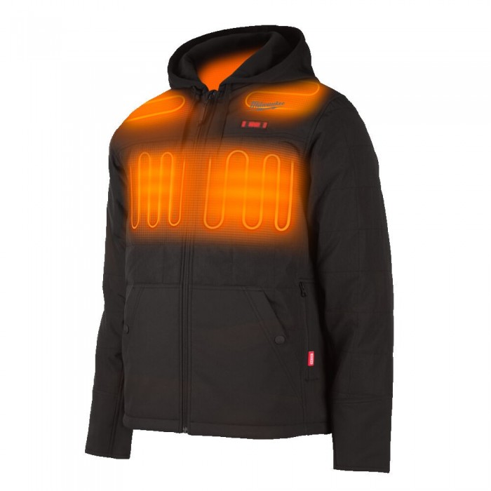  M12™ HPJBL2-0 (S) HEATED JACKET WITH HOOD - BLACK 4932480071