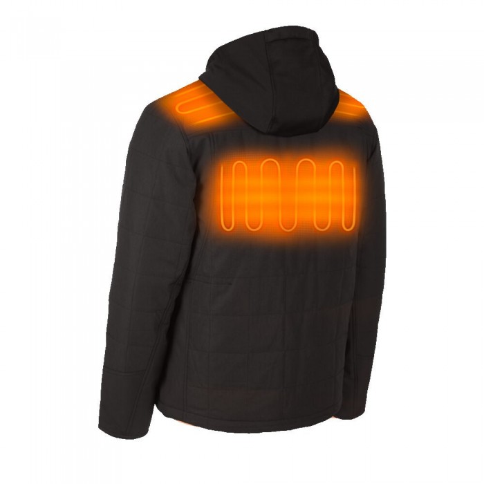  M12™ HPJBL2-0 (M) - MAVRO 4932480072 M12™ HPJBL2-0 (M) HEATED JACKET WITH HOOD - BLACK 4932480072